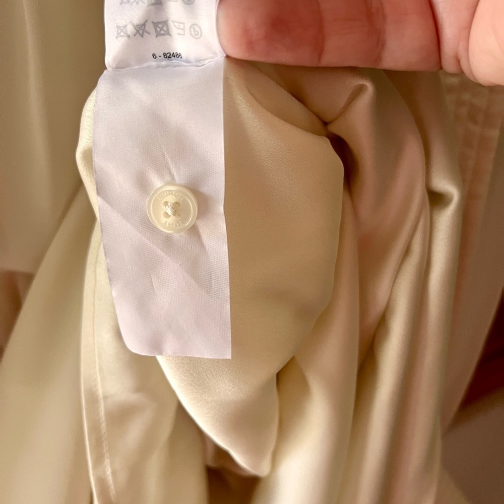 NWT Tory Burch Trapunto Tunic Dress in Ivory size Medium - Picture 10 of 13